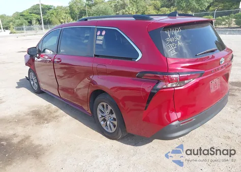 2021 Toyota Sienna Xle from USA, damaged, VIN 5TDYRKEC2MS028134